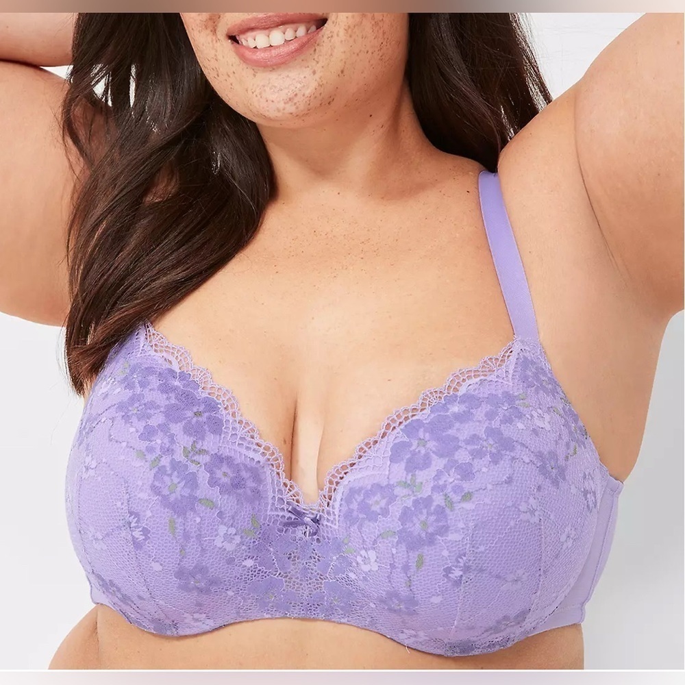 Cacique Lightly Lined Balconette Romantic Lace